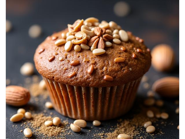 운동 후 간식으로 좋은 고단백 견과류 머핀