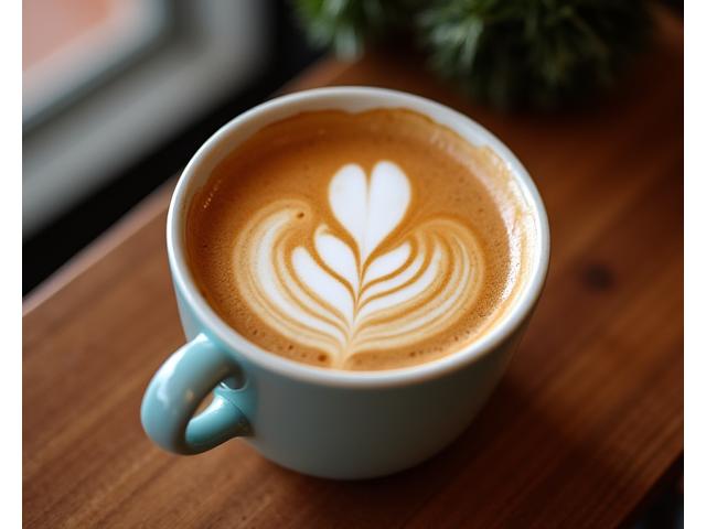 부드러운 한성 브루 & 블룸 카페라떼