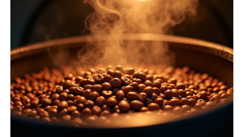 매일 아침 로스팅 되는 신선한 커피 원두