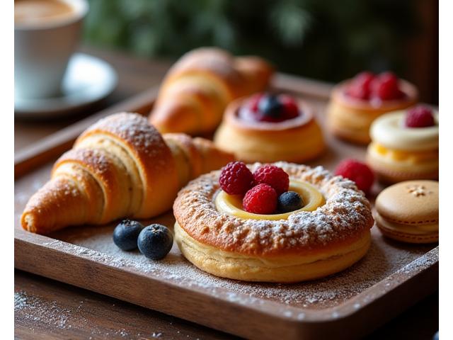 매일 갓 구운 신선한 베이커리와 디저트